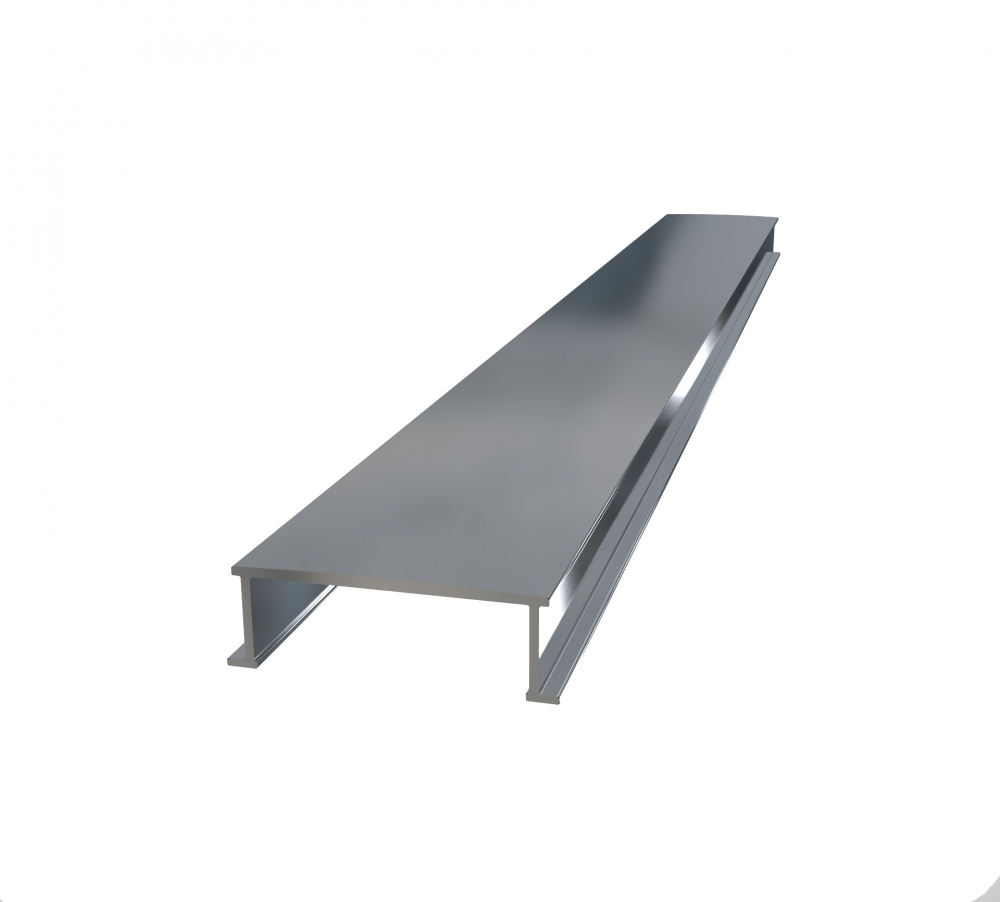 BRDA3040-30 mm Aluminium Border Profiles (Smooth)