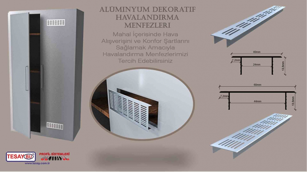 Alüminium Air VentsDecorative 