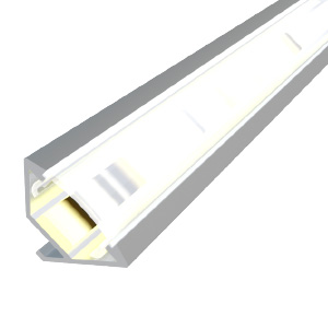 LDKS2020 - 20x20 mm Alüminyum Üçgen Köşe Led Profili