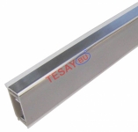 TD-14 25 mm Aluminium Convex Skirting (Inox)