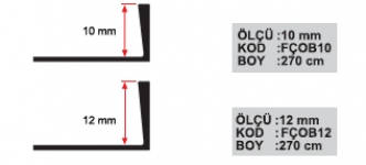 FÇOB - OVAL ZEMİN BİTİM PROFİLERİ