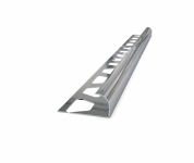 FÇDEK -  блестящий алюминиевый внешний угловой ЭКО профиль для плитки