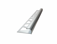 FÇDA -Perfil de esquina externa de aluminio de 6 mm de perfil 270 cm.