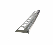 FÇDAK08 -Perfil de borde externo de aluminio brillante de 8 mm. Perfil 270 cm.