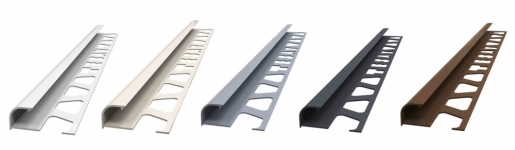 FÇDP08 - Profilé  d'Angle Extérieur PVC pour Carrelage 8 mm  