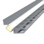 LDFİ10 - 10 mm Ledli Alüminyum Fayans İç Köşe Profili