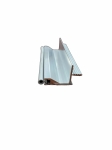 AL-564 ALÜMİNYUM GOLA ÜST KAPAK KULP PROFİLİ / MEKANİK FİTİLLİ